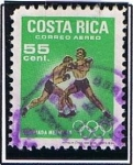 Sellos de America - Costa Rica -  Olimpiadas mexico´68  (Boxeo)
