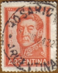 Sellos de America - Argentina -  General JOSE DE SAN MARTIN