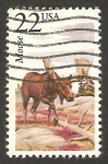 Stamps United States -  Fauna salvaje americana, un alce