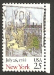 Stamps United States -  II Centº del Estado de New York