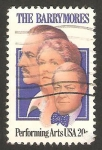 Stamps : America : United_States :  los barrymore, lionel, ethel y john, actores de cine