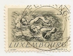 Stamps Luxembourg -  Juegos Olímpicos de Helsinki-Waterpolo
