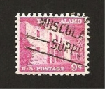 Stamps United States -  fuerte el álamo