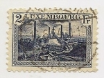 Stamps Luxembourg -  Fábricas de Esch