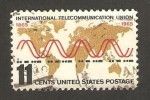 Stamps United States -  Centº de la Union Internacional de Telecomunicaciones