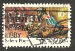 Stamps : America : United_States :  1047 - Salem Poor, héroe americano de la guerra de la Independencia