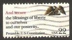 Sellos de America - Estados Unidos -  La Constitución