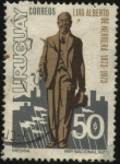 Stamps Uruguay -  100 años del nacimiento de Luis Alberto de Herrera1873-1959. Político y presidente de la República.