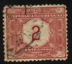 Sellos del Mundo : America : Uruguay : Timbre tasa de 1902.