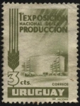 Stamps Uruguay -  1ra. exposición nacional de la producción en el Cilindro Municipal de  Montevideo.