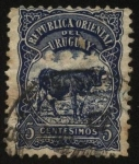 Sellos del Mundo : America : Uruguay : Vaca.