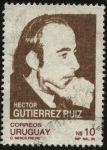 Stamps Uruguay -  Héctor Gutiérrez Ruiz. Político y luchador social, asesinado en Buenos Aires.