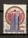 Sellos de Europa - Checoslovaquia -  25 Aniversario de la fundacion del COMECON