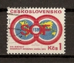 Stamps Czechoslovakia -  Congreso de Sindicatos.