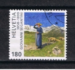 Stamps : Europe : Switzerland :  Giovanni  Segantini  1858 - 1899