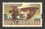 Sellos de America - Estados Unidos -  D.W. Griffith, director de cine