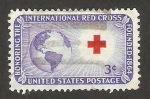 Stamps United States -  Cruz Roja Internacional