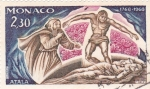 Stamps : Europe : Monaco :  Atala