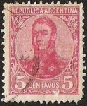 Stamps Argentina -  JOSE DE SAN MARTIN