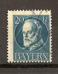 Stamps Germany -  Baviera / Luis III / variedad de color.