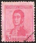 Stamps Argentina -  JOSE DE SAN MARTIN