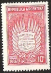 Stamps Argentina -  CONFERENCIA INTERAMERICANA DE CONSOLIDACION DE LA PAZ