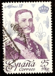 Stamps Spain -  Reyes de España - Casa de Borbon. Alfonso XII