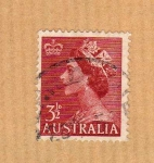 Sellos del Mundo : Oceania : Australia : Reina Isabel II (serie 4/5)