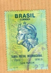 Stamps America - Brazil -  Tarifa Postal Internacional