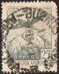 Stamps Argentina -  LINEA AEREA DEL ESTADO