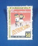 Stamps Colombia -  INST COLOMBIANO F.D.ROOSEVELT