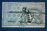 Stamps Spain -  Europa CEPT. Aveja en panal de miel -Ed:1448