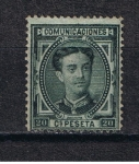 Stamps Europe - Spain -  Edifil  176  Corona Real y Alfonso XII.   