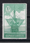 Stamps Spain -  Edifil  536  Descubrimiento de América.  