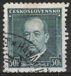 Sellos de Europa - Checoslovaquia -  Presidente Benes.