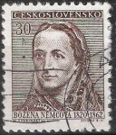 Stamps Czechoslovakia -  Bozena Nemcova