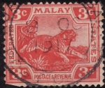 Stamps Asia - Malaysia -  tigre malayo