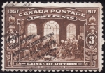 Sellos de America - Canad� -  Confederation