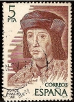 Stamps Spain -  Jorge Manrique
