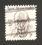 Stamps : America : United_States :  igor stravinsky, compositor