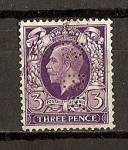 Stamps : Europe : United_Kingdom :  Jorge V / Perforado (BBK)