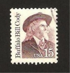 Sellos de America - Estados Unidos -  Búffalo Bill Cody, pionero
