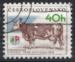 Sellos de Europa - Checoslovaquia -  Vaca lechera