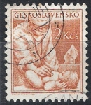 Stamps Czechoslovakia -  Pediatría.