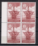 Stamps Spain -  Edifil  535  Descubrimiento de América.  