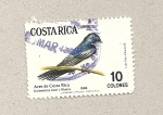 Stamps Costa Rica -  Aves de Costa Rica: Golondrina azul