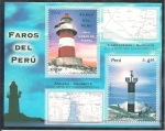 Stamps Peru -  Faros del Perú