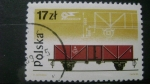 Sellos de Europa - Polonia -  vagon minero ommk