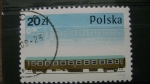 Stamps Poland -  vagon de pasajeros