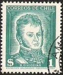 Stamps Chile -  BERNARDO OHIGGINS
